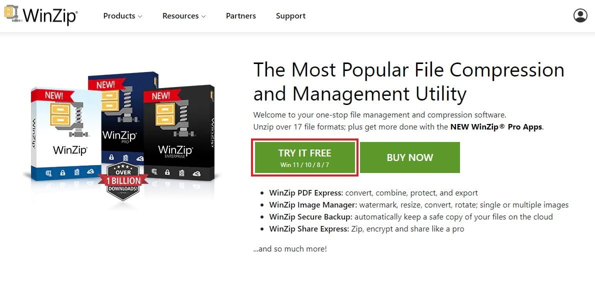 winzip windows 11 free download