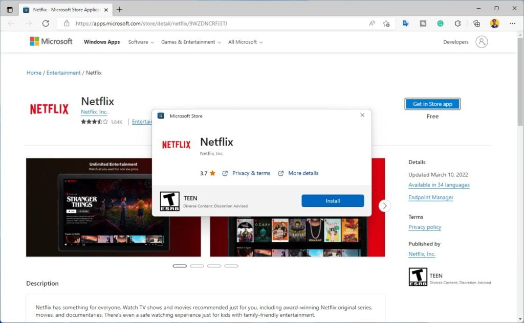 How to Install Microsoft Store App via Your Web Browser