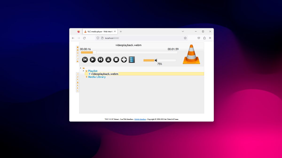 How to Remote Control VLC Media Player Using Browser