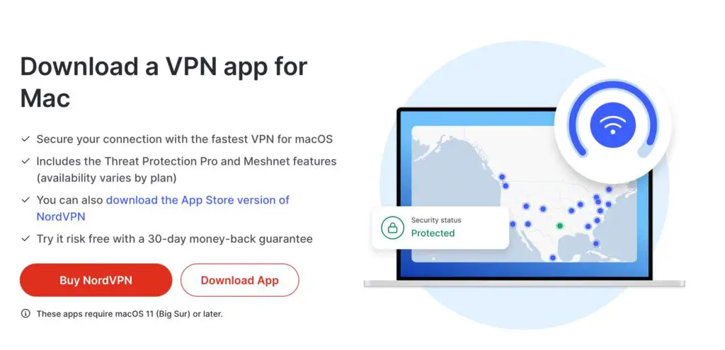 Download NordVPN on macOS