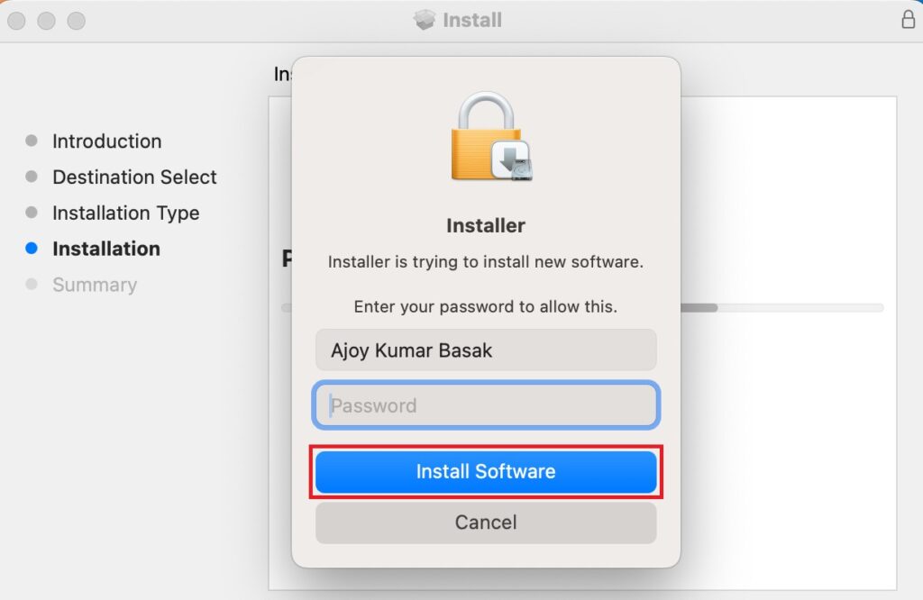 Install Software on macOS